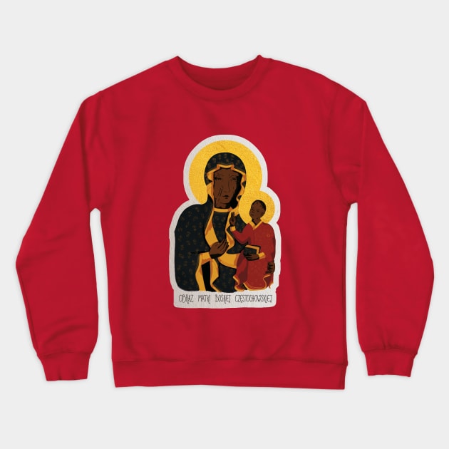 Matki Boskiej Częstochowskiej Crewneck Sweatshirt by Ô Bonne Mère